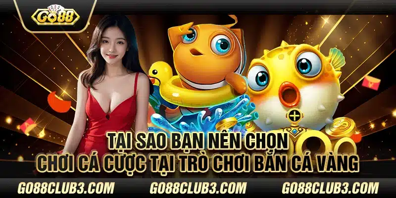 Tại sao bạn nên chọn chơi cá cược tại trò chơi Bắn Cá Vàng